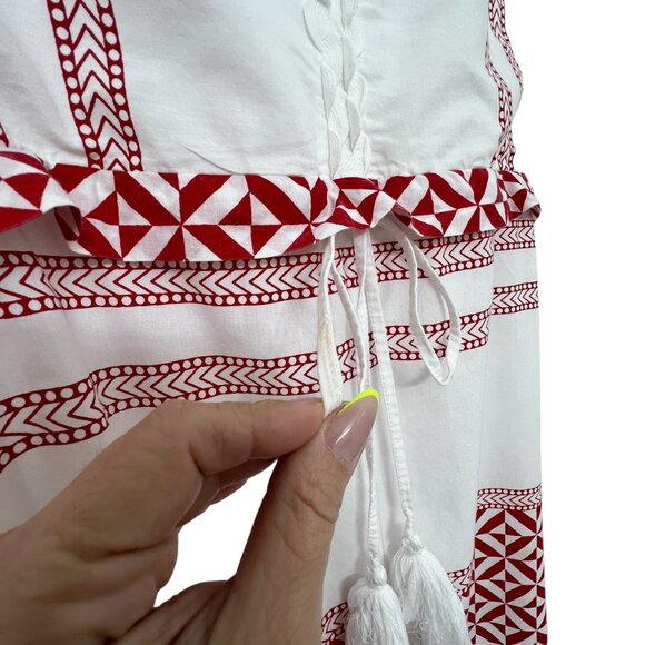 Bindu 100% cotton halter front slit women's maxi dress size M - Picture 5 of 9